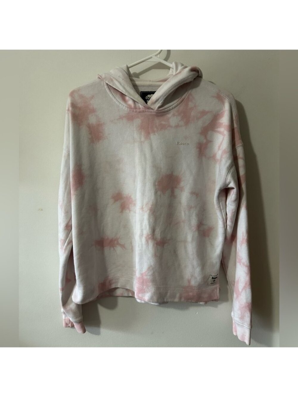 Roots Pink  & White Hoodie‎